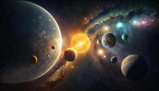 The galaxy with all planets