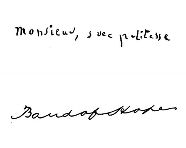 samples of intuitive (top) and deductive (bottom) writing styles