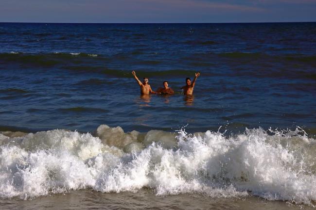 Waves against Beaches