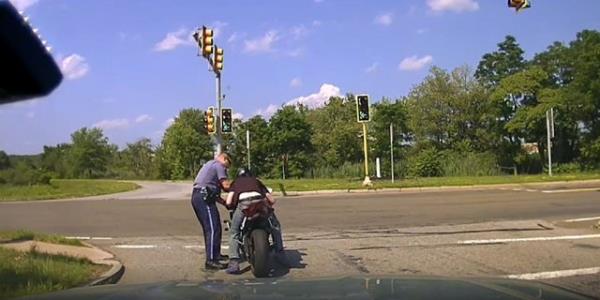 Police attack during traffic stop 