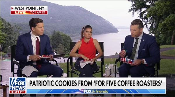 'Fox & Friends Weekend’ co-hosts celebrate July 4th with patriotic coo<em></em>kies