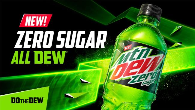 diet mountain dew zero sugar