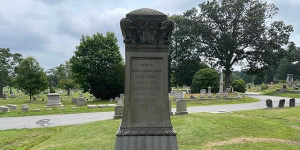 Borden gravestone far away