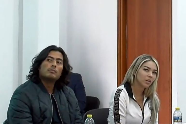 Grab taken from a handout video released by Colombia's Superior Council of the Judiciary