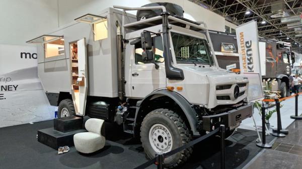 2023 Dusseldorf Caravan Salon - Mercedes Unimog off-road camper van