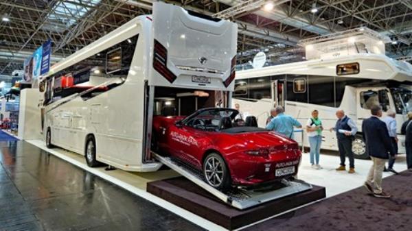 2023 Dusseldorf Caravan Salon - Bimobile Iveco off-road RV, front