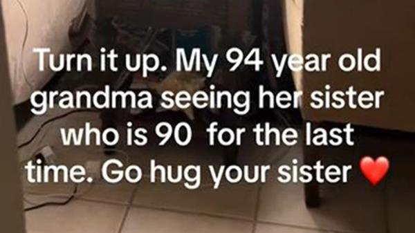 Elderly sisters' goodbye viral TikTok