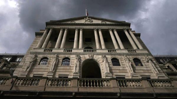 The Bank of England in the city of Lo<em></em>ndon                                                                                                                                                                                                                                          