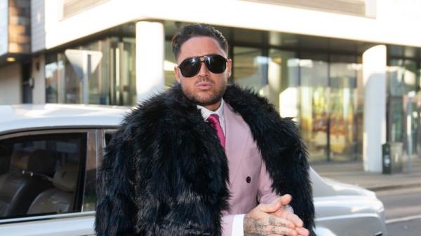 Stephen Bear arriving at court in December