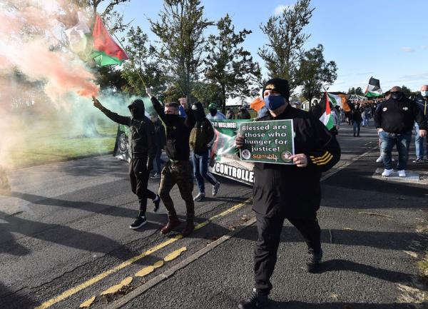 The protests outside Maghaberry Prison