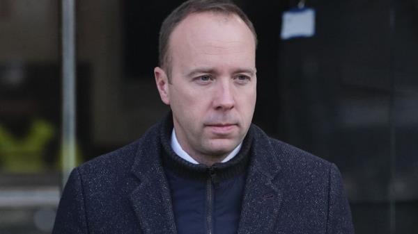 Former health secretary Matt Hancock leaving Dorland House in Lo<em></em>ndon wher<em></em>e he has been giving evidence to the UK Covid-19 Inquiry, during its second investigation (Module 2) exploring core UK decision-making and political governance. Picture date: Friday December 1, 2023.