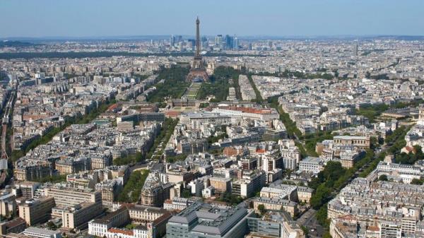 The attack happened around the Quai de Grenelle, around 15 minutes from the Eiffel Tower in Paris Pic: AP 