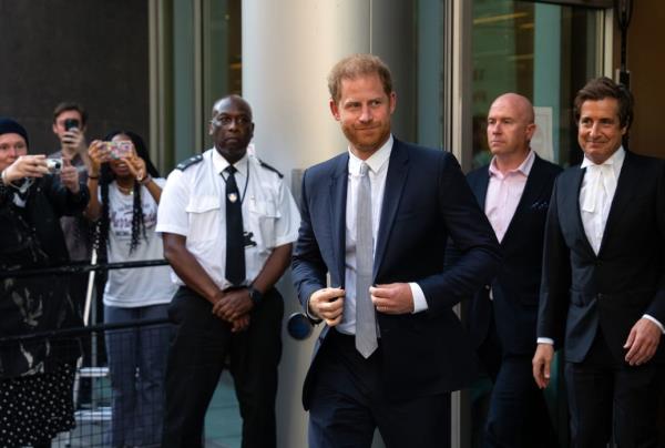 Prince Harry at High Court in Lo<em></em>ndon in 2024