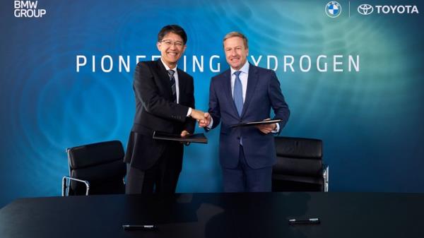 BMW teams up with Toyota to build hydrogen production car for 2028