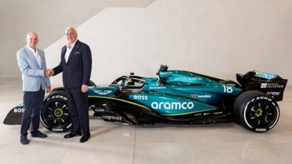 Adrian Newey and Lawrence Stroll