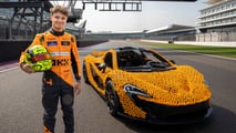 Life-Size Lego McLaren P1 At Silverstone