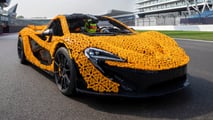 Life-Size Lego McLaren P1 At Silverstone