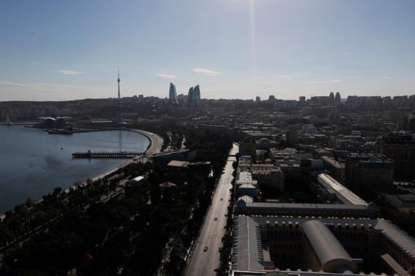 Formula One F1 - Azerbaijan Grand Prix - Baku City Circuit, Baku, Azerbaijan - September 15, 2024 General view during the race REUTERS/Maxim Shemetov