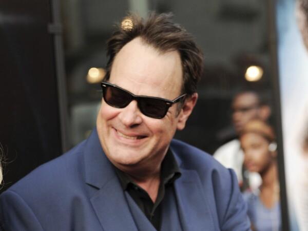 FILE - Dan Aykroyd attends the world premiere of "Get On Up" in New York on July 21, 2014. (Photo by Evan Agostini/Invision/AP, File)