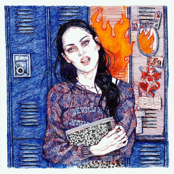 An illustration of Jennifer from ‘Jennifer's Body’