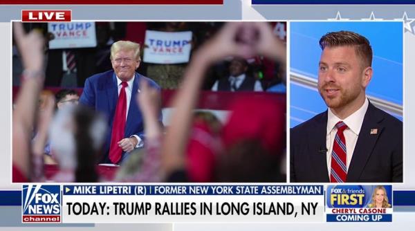 Trump rallies voters in New York, says he has a 'real chance' of winning the state