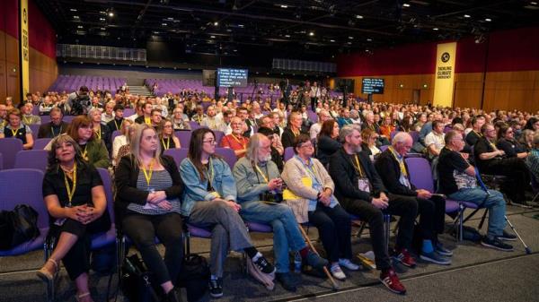 Delegates at the SNP Annual Natio<em></em>nal Conference. Pic: PA