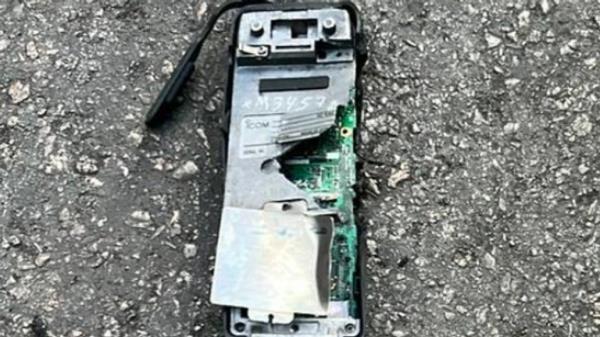 Sky News understands the device pictured is an Icom radio - one of the devices that exploded in Wednesday's blasts