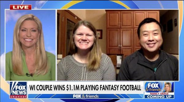 Wisco<em></em>nsin couple wins $1.1M from fantasy football