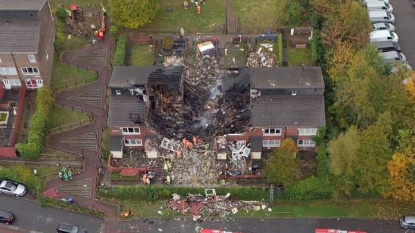 Emergency services at the scene inNewcastle-Upon-Tyne.
Pic: PA