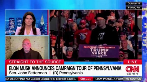 Fetterman says Elon Musk on campaign trail for Trump in Pennsylvania could impact race: 'It's significant'