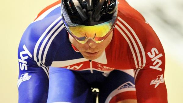 Sir Chris at the World Track Cycling Champio<em></em>nships in Copenhagen, Denmark, in March 2010. Pic: PA