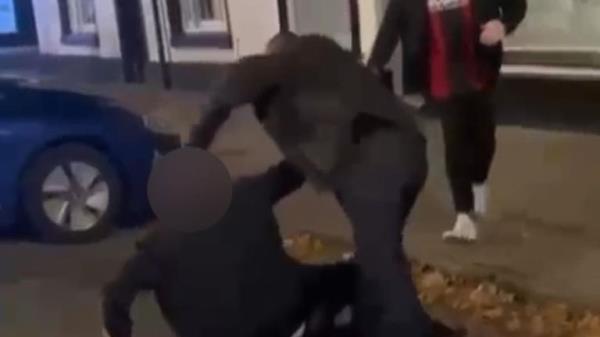 MP Mike Amesbury is filmed punching a man in the street