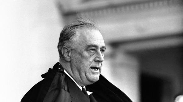 Franklin Roosevelt during his third term as president in 1942. Pic: AP