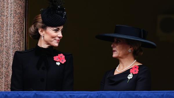 King Charles at the Cenotaph on Sunday. Pic: PA