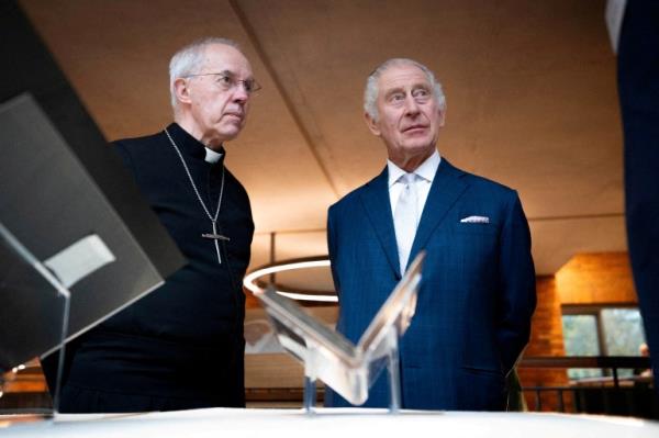 Britain's King Charles III and The Archbishop of Canterbury Justin Welby