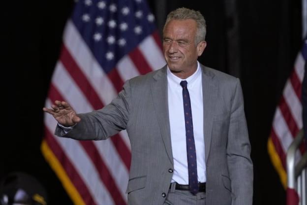 Robert F. Kennedy, Jr., attends a rally for Do<em></em>nald Trump in Milwaukee on Nov. 1, 2024.