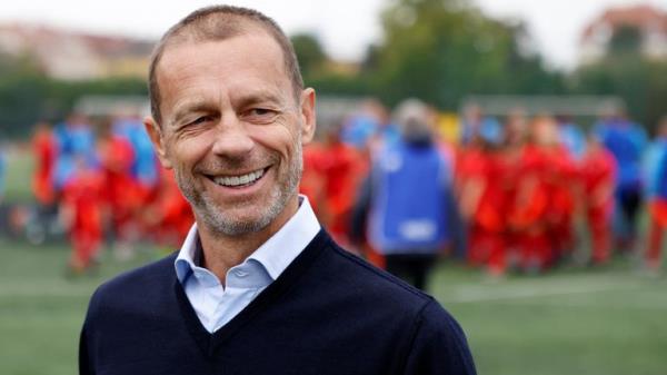 UEFA president Aleksander Ceferin. Pic: Reuters