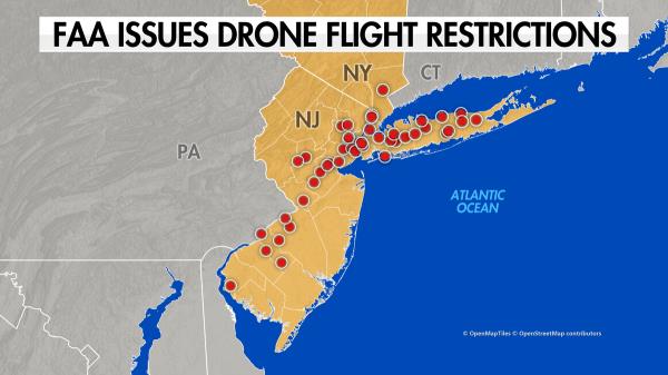 "No Drone Zone" sign