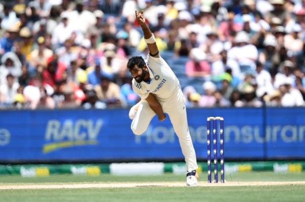 MELBOURNE, AUSTRALIA - DECEMBER 29: Jasprit Bumrah of India bowlsduring day four of the Men's Fourth Test Match in the series between Australia and India at Melbourne Cricket Ground on December 29, 2024 in Melbourne, Australia. (Photo by Quinn Rooney/Getty Images)