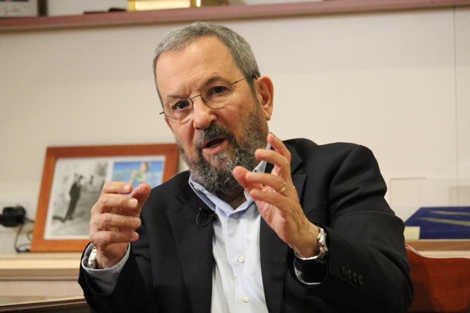 Former Israeli Prime Minister Ehud Barak gives an interview to CBC News in his Tel Aviv home on Jan 28, 2025.