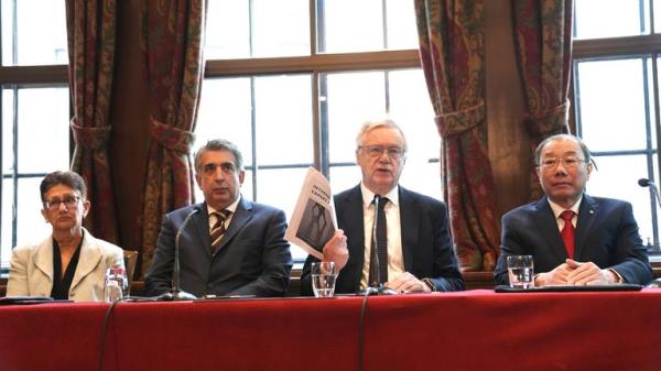 Professor Neena Modi, barrister Mark McDonald, David Davis MP and  Dr Shoo Lee.
Pic: PA