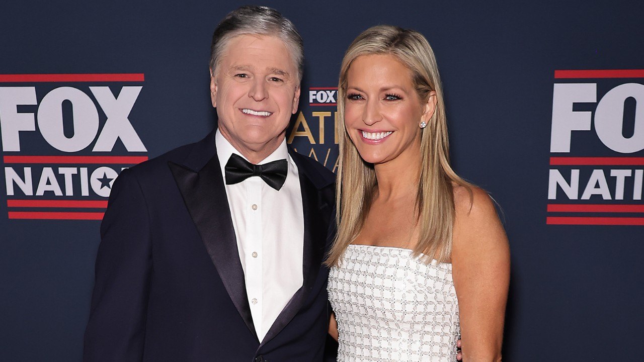 GREENVALE, NEW YORK - DECEMBER 05: (L-R) Sean Hannity and Ainsley Earhardt attend FOX Nation's 2024 Patriot Awards at Tilles Center for the Performing Arts on December 05, 2024 in Greenvale, New York. (Photo by Theo Wargo/Getty Images)