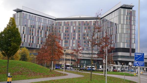 A view of Queen Elizabeth University Hospital as Scottish Health Secretary Michael Matheson attended the NHS Greater Glasgow and Clyde Annual Review, at the Teaching and Learning Centre of the Queen Elizabeth University Hospital, Glasgow. Picture date: Mo<em></em>nday November 13, 2023.