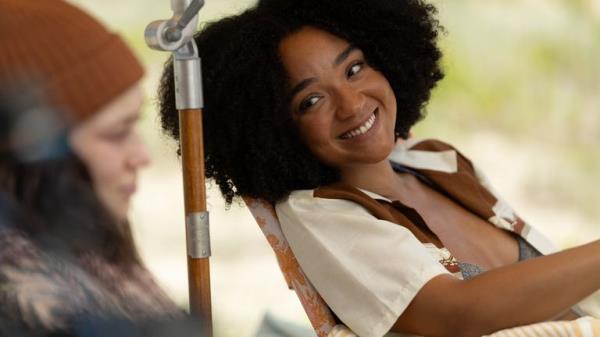 Aisha Dee as Chanelle in Apple Cider Vinegar. Pic: Netflix 2025