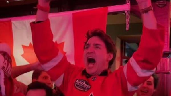 Canadian PM Justin Trudeau shared a video celebrating as Canada beat the US in the 4 Nations Championship. He wrote: &#39;You can&#39;t take our game and you can&#39;t take our country&#39;, referencing Trump saying he wanted to make Canada an American state.