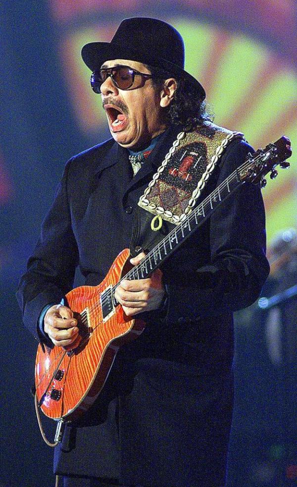 Carlos Santana at the 2000 Grammys.