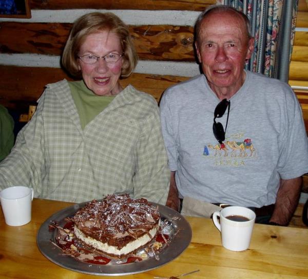 The author's parents celebrating their 50th anniversary in 2005