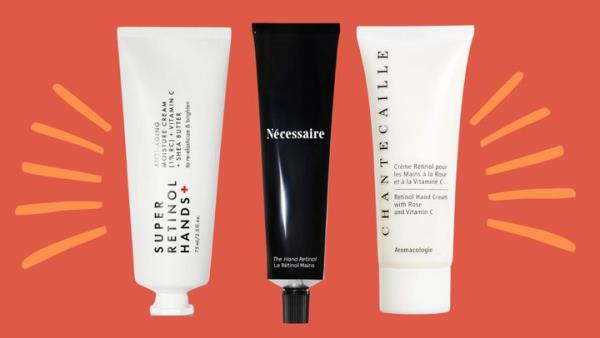 Beauty Pie Super Retinol Hands cream, Nécessaire The Hand Retinol and Chantecaille retinol hand cream.