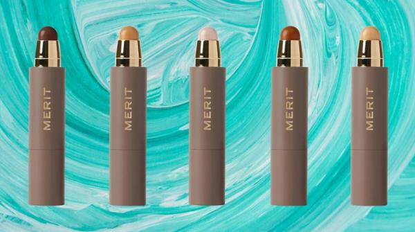 Merit's The Minimalist perfecting complexion foundation and co<em></em>ncealer stick.