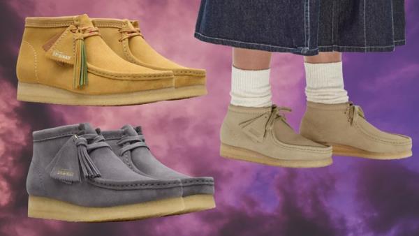 Clarks Wallabee men's and women's Original Icon boots.